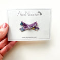 Load image into Gallery viewer, Mini bow hair clips in Liberty of London prints.
