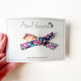 Load image into Gallery viewer, Regular bow hair clips in Liberty of London prints
