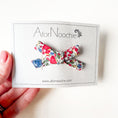 Load image into Gallery viewer, Regular bow hair clips in Liberty of London prints
