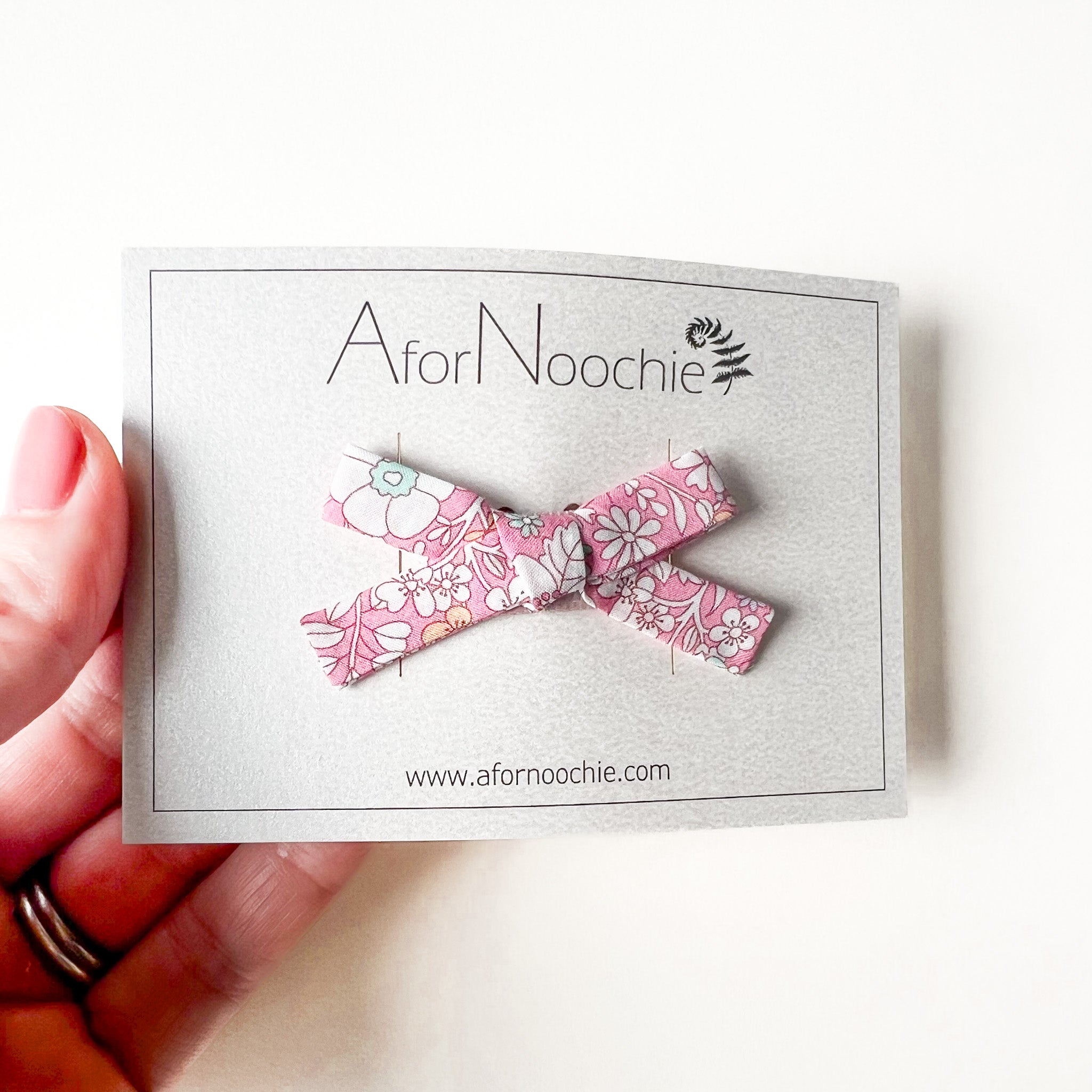 Regular bow hair clips in Liberty of London prints