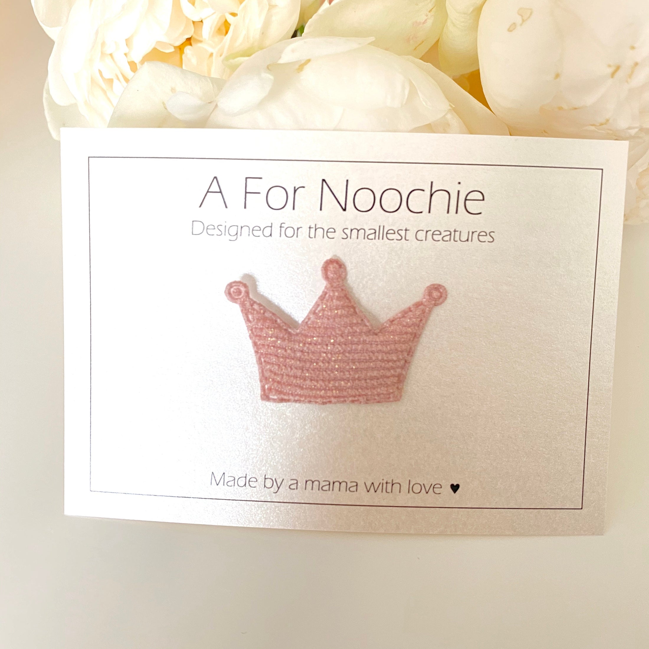 Mini hair clip stars, hearts and crowns - A for Noochie 