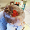 Load image into Gallery viewer, Hand crochet heart hair clips
