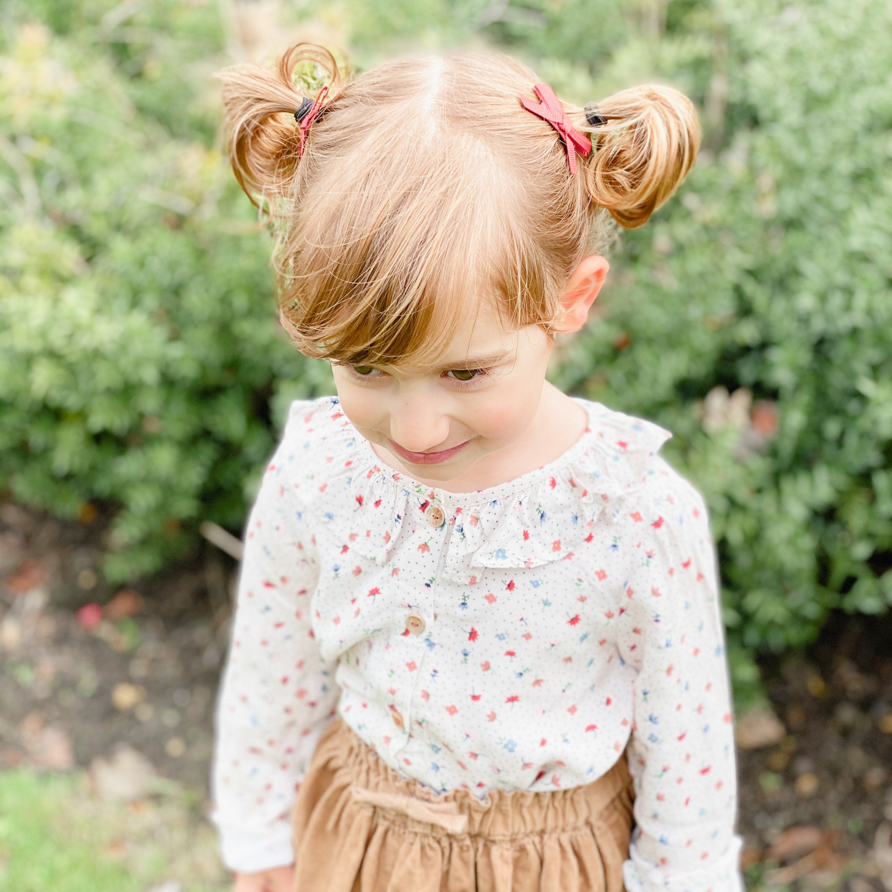 Mini ribbon bow hair clips - A for Noochie Mini ribbon bow hair clips - A for Noochie